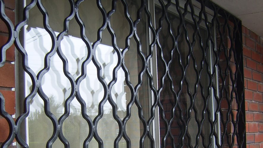 steel decorative window grille jb corrie