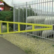 yellow parking gate steel jb corrie