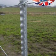 EAST MEON FENCING-wire fence post