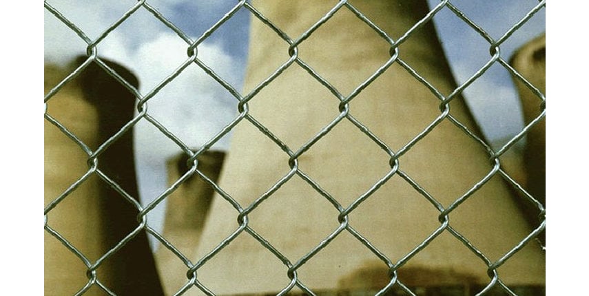galvanised chain-link power station image jb corrie