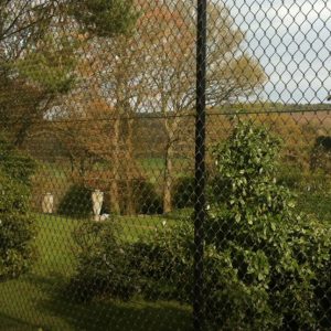 black-chainlink-fencing