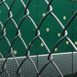 green-chainlink-fencing